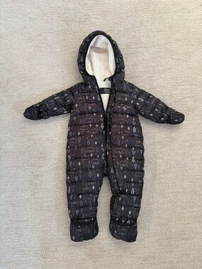 Eddie Bauer Infant Down Snow Suit Size 12-18m
